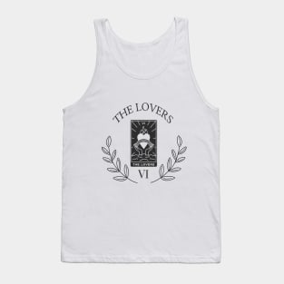 minimalistic the lovers tarot Tank Top